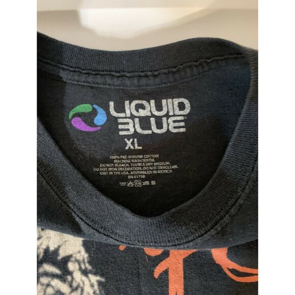 AC/DC Liquid Blue T Shirt Men’s Sz XL For Those About To Rock ANGUS YOU… - Picture 2 of 8